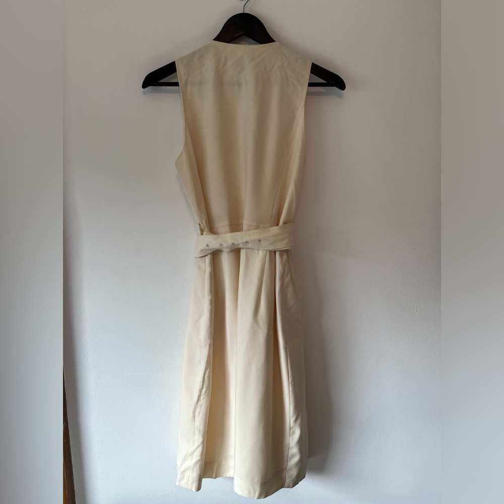 J. CREW cream sleeveless blazer dress size 4 - Picture 4 of 6